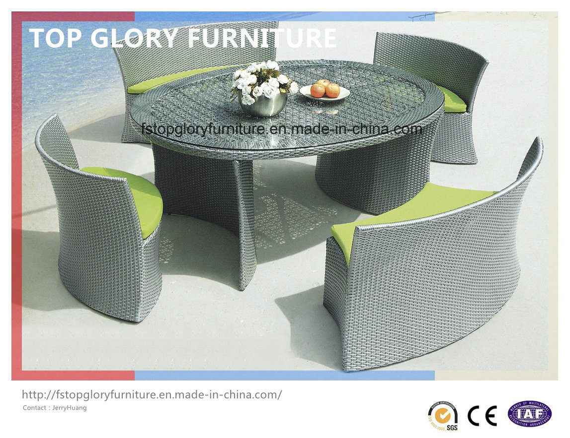 Outdoor Furniture with Table and Chairs (TG-1608)
