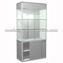 Portable Lockable Glass Showcase Cabinet for Display