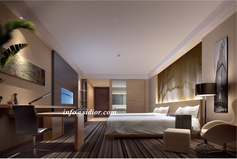 (Cl8001) Five Star Luxury Modern Wooden Hotel Furniture for Bedroom