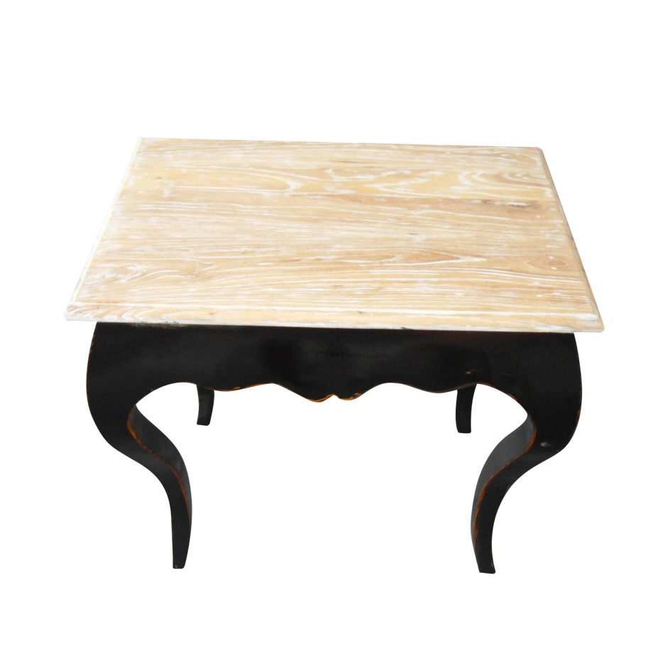 Antique Furniture Wood Square Table Lwd288