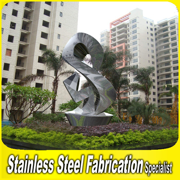 Custom Made Stainless Steel Large Metal Garden Sculpture