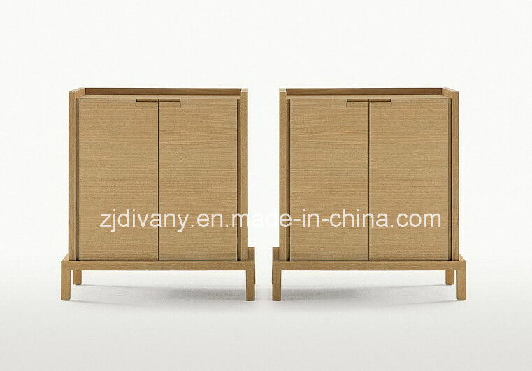 Solid Wood Modern Wooden Wine Cabinet Shoes Cabinet (SM-D23)