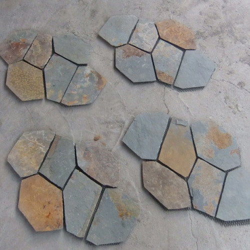 Global Sales Rusty Slate Natural Flag Stone Tile (SMC-R072)