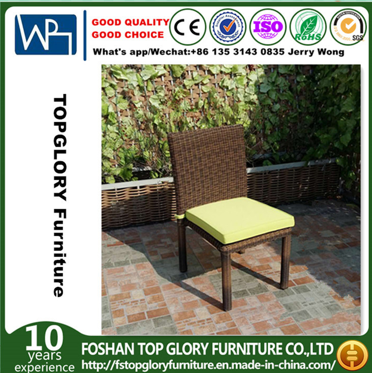 Aluminum PE Woven Rattan Outdoor Furniture Single Chair