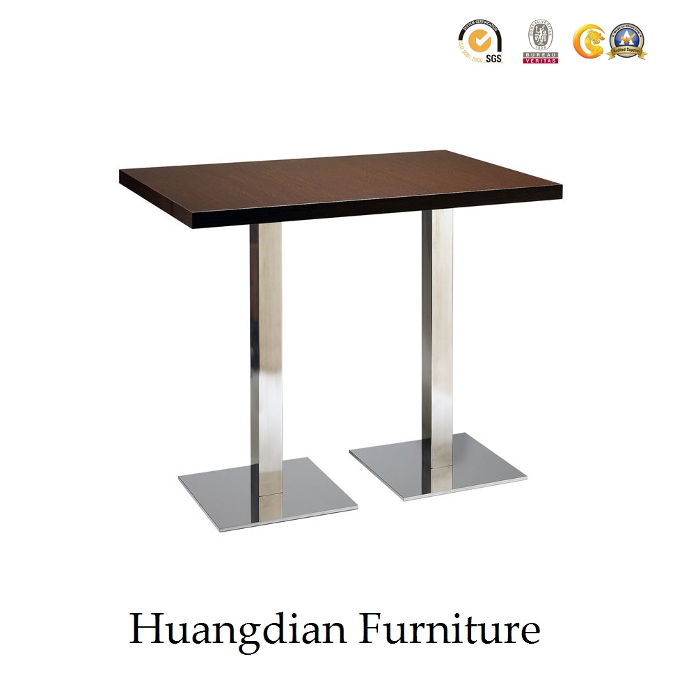 Restaurant Furniture Plywood Table Top Dining Table (HD708)