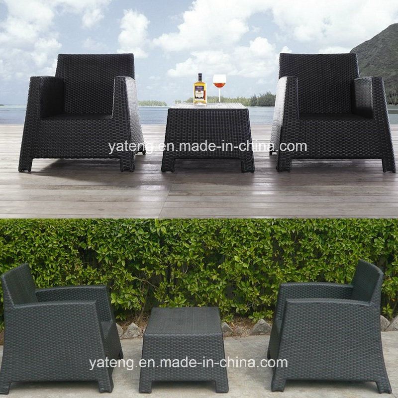 Stackable Outdoor Garden Coffee Chair with Aluminum Frame &PE-Rattan Woven Coffee Chair (YT236)
