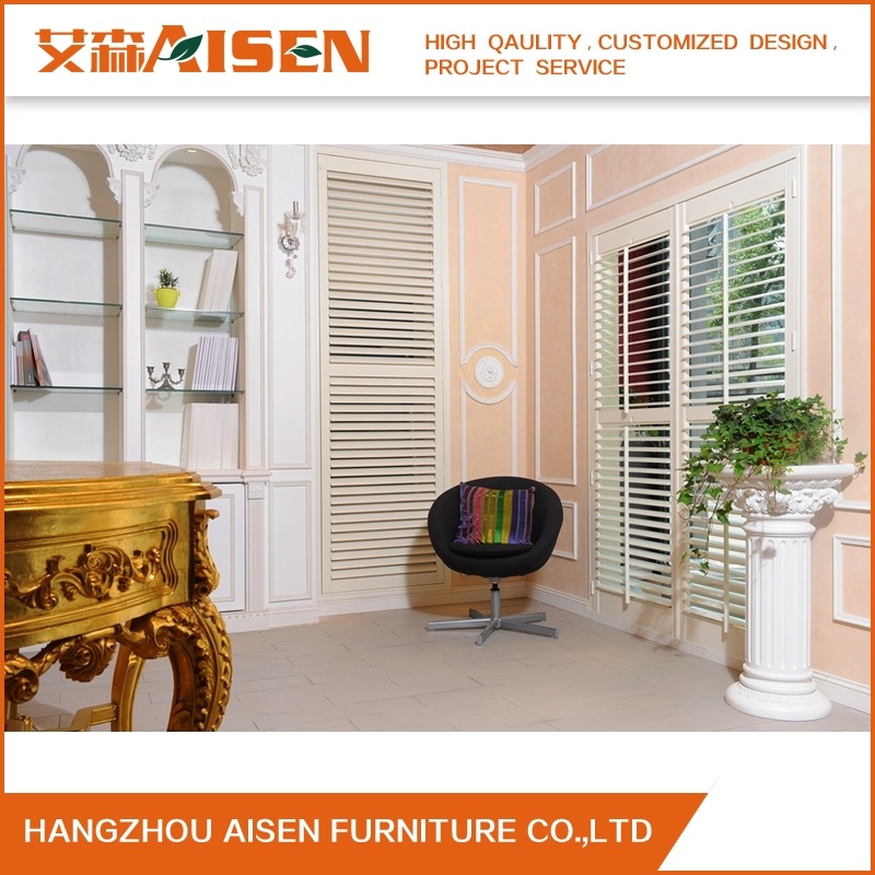 Clear View White Plantation Shutters From China