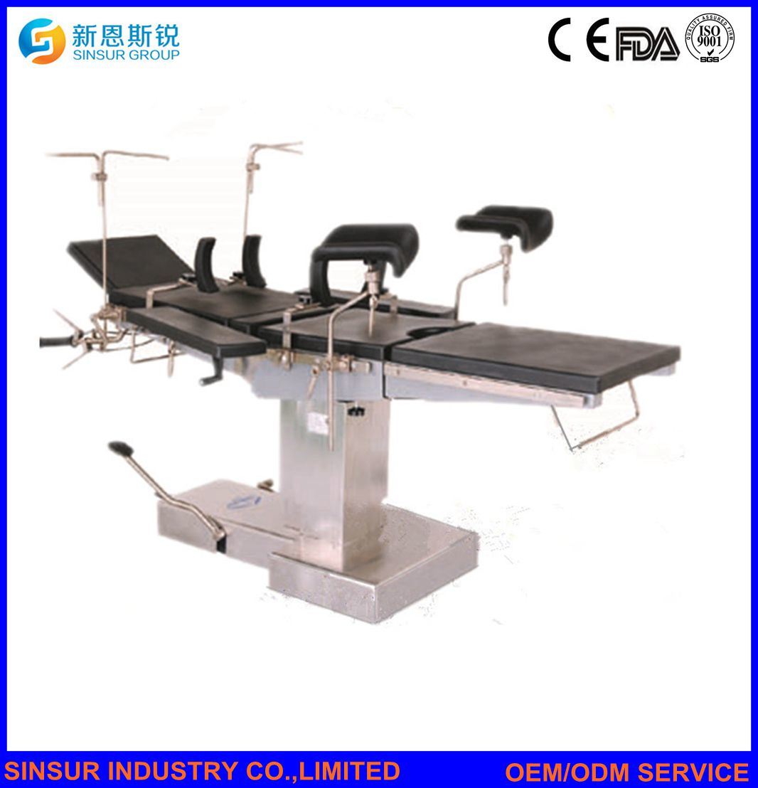 Qualified Hospital Medical Equipment Manual Multi-Function Operation Surgical Table