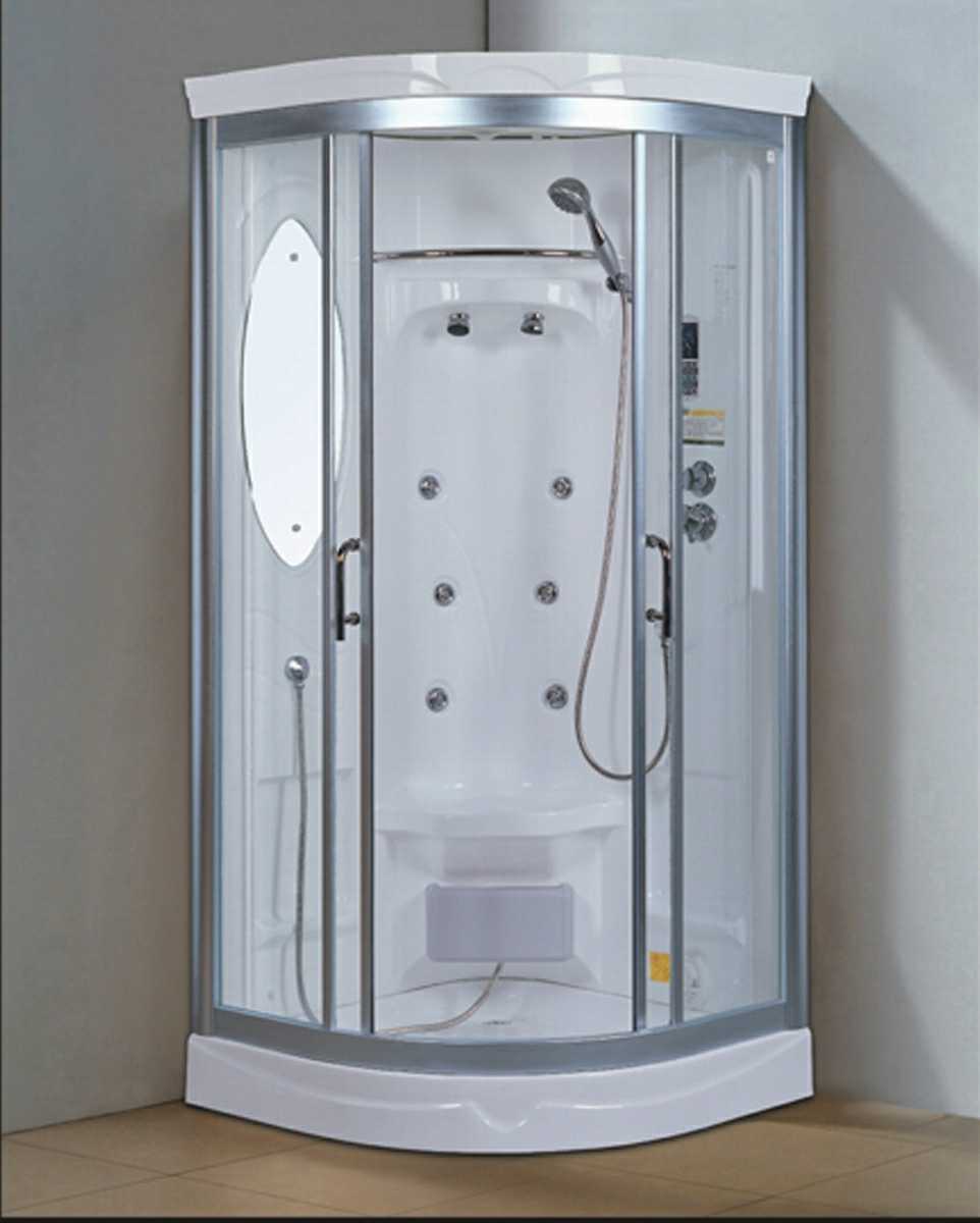 Simple 900mm Sector Steam Sauna with Shower (AT-D9090)
