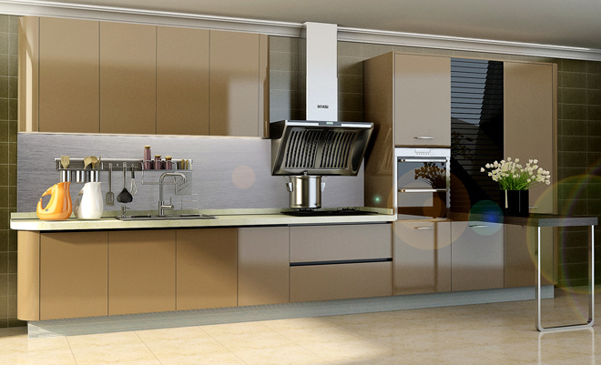 New Acrylic Kitchen Cabinets Design (zv-014)