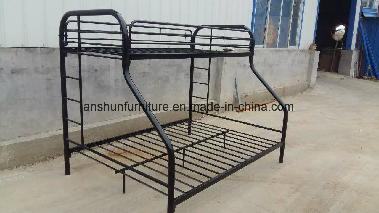 Jas-043 Wholesale Metal Round Frame Triple Bunk Bed for School Dormitory