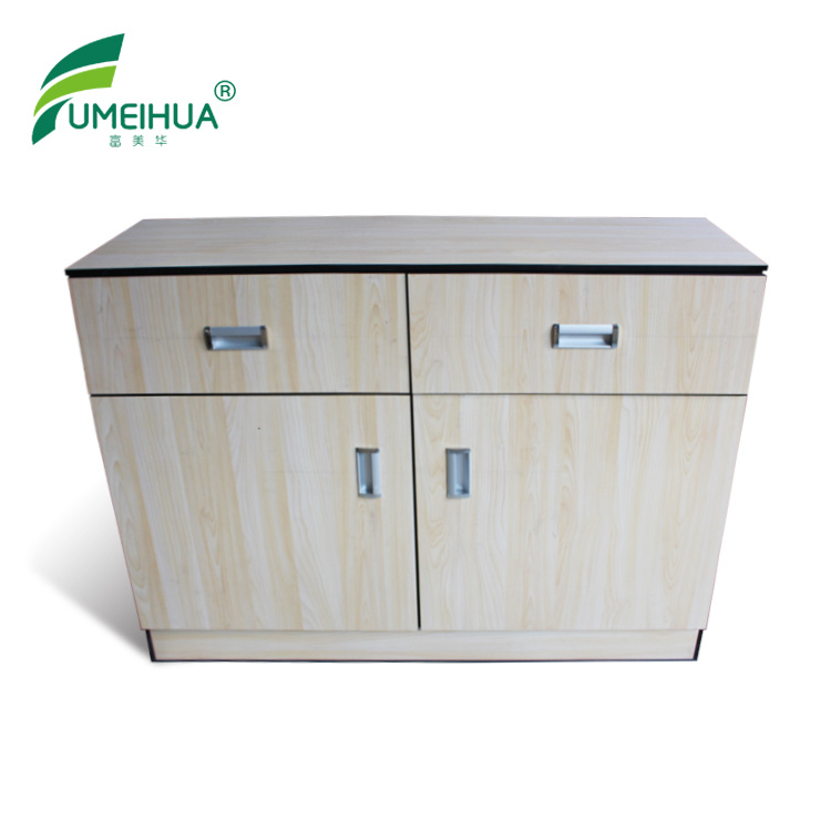 Wood Grain Color Waterproof Bathroom Storage Cabinets