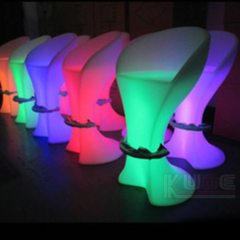 Rechargeable Battery LED Bar Table Chair