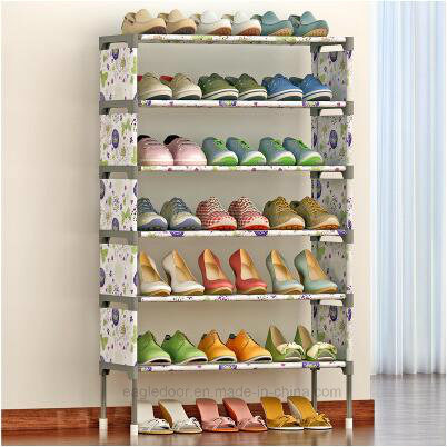 Shoe Cabinet Shoes Racks Storage Large Capacity Home Furniture DIY Simple Portable Shoe Rack (FS-07A)