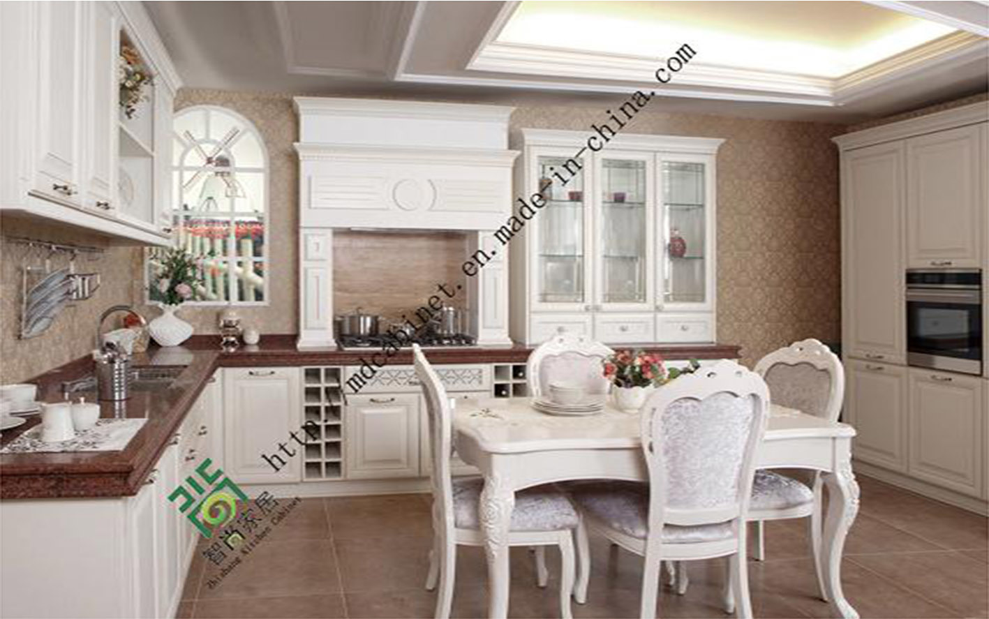 Custom Made European Style UV High Glossy Kitchen Cabinet
