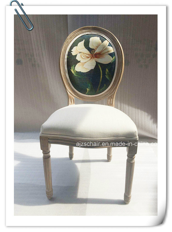 Wholesale Luxury White Wooden Design Louis Xv Chair Used Dining Chair Zs-A602