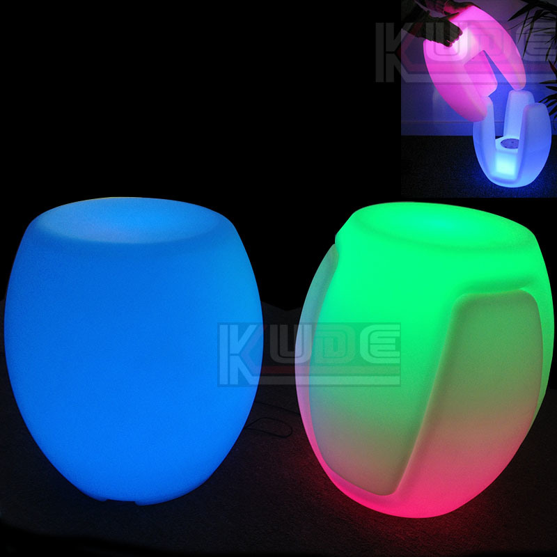 LED Mood Tripod Light up Stools with Color Change