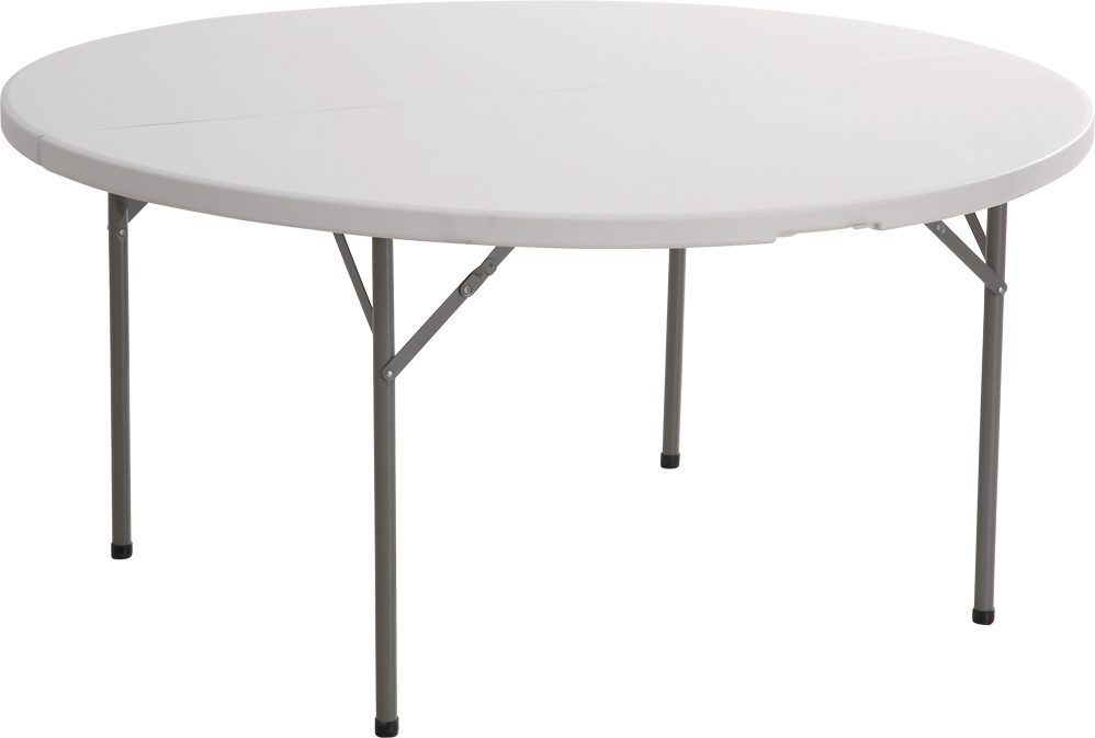 3.8ft Round Blow Molding Folding Table