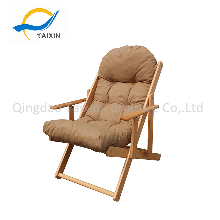 High Quality Wooden Leisure Beach Chair for Good Rest