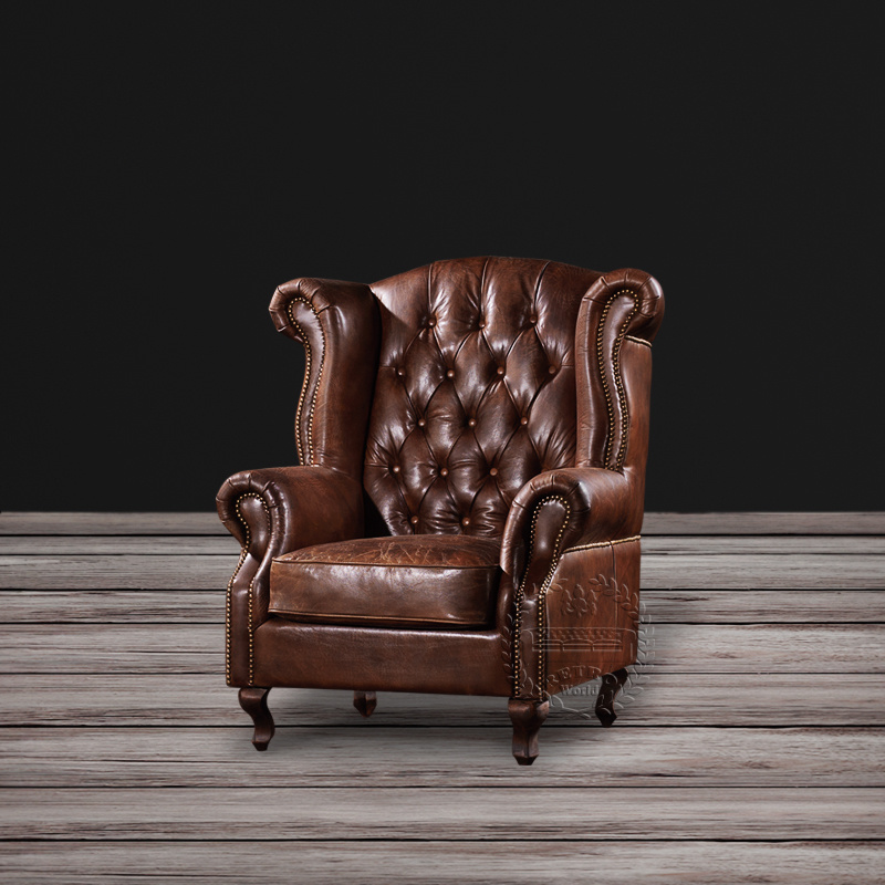 Sandringham Leather Club Chair