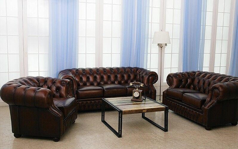 Selling Chesterfield Leather Sofa