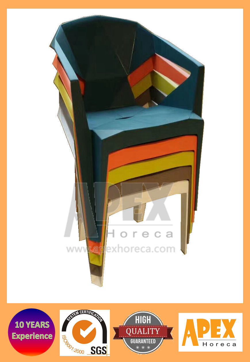 Plastic Stackable Chair PP Outdoor Dining Chair