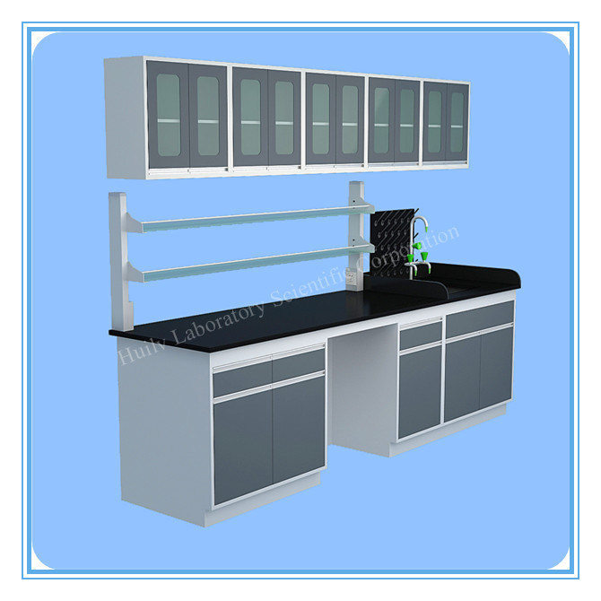 China Floor Model Laboratory Steel Wall Mounted Table