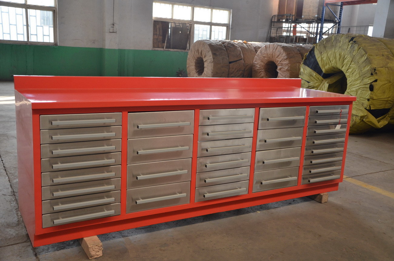 Workshop Garage Tool Cabinet with Stainless Steel Handles