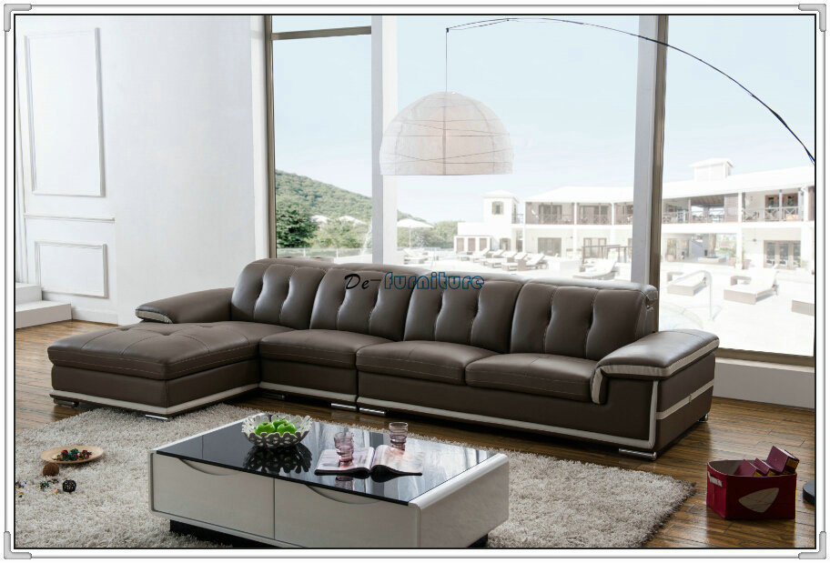 Europe Modern Leather Sofa in Living Room Furniture (M316)