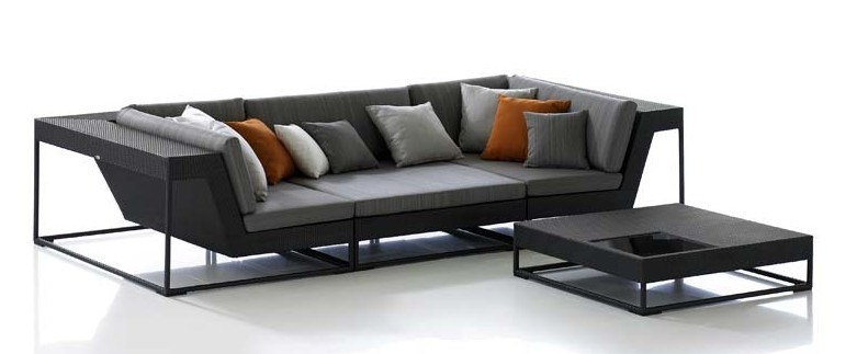 Outdoor/Garden/Rattan Furniture Poly Rattan Sofa Set