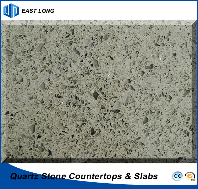 Wholesale Engineered Stone for Quartz Slabs/ Home Decoration with High Quality (Single colors)