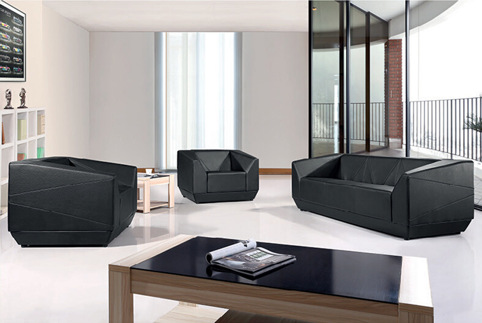 Modern Luxury Hotel Lobby Reception Room Office Leather Sofa