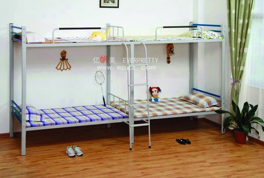 Comfortable and Durable School Dormitory Steel Frame Bunk Bed