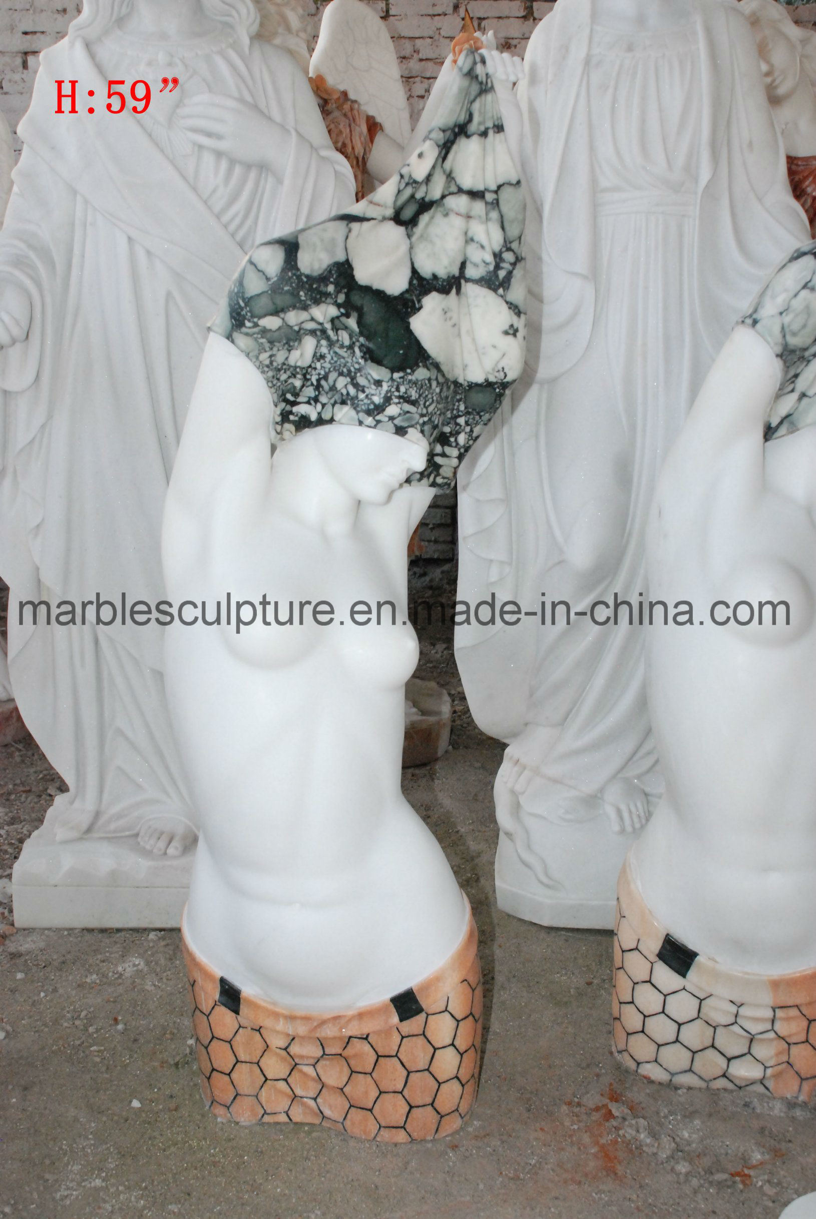 White Statue Marble Statuary Stone Statue Ms-020