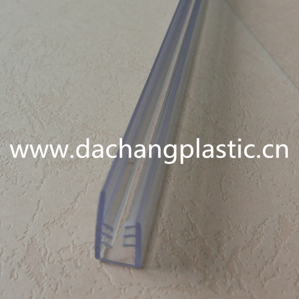 Clear PVC Plastic Gripper/Clip Profile