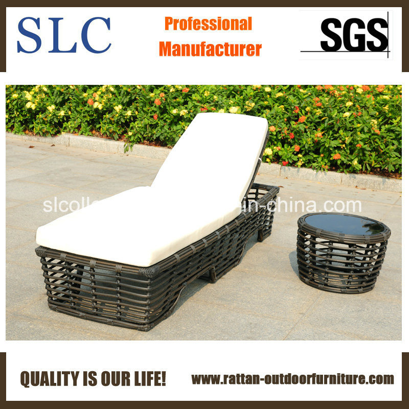 Outdoor Chaise Lounger/Lounger Cushion/Wicker Lounge Chair (SC-B8952)