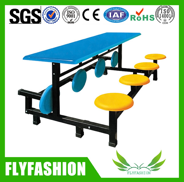 Foldable Canteen Dining Table Set for 8 People (DT-12)