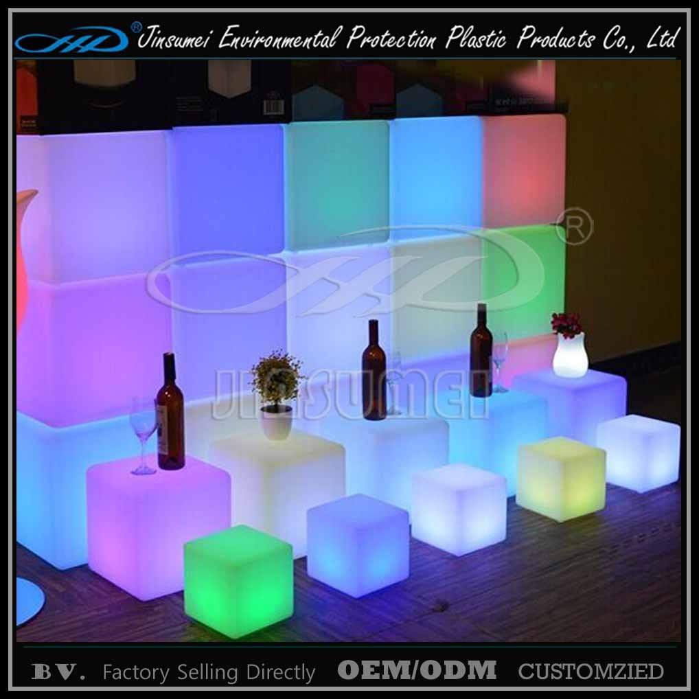 Waterproof IP65 Attractive LED Cube Furniture