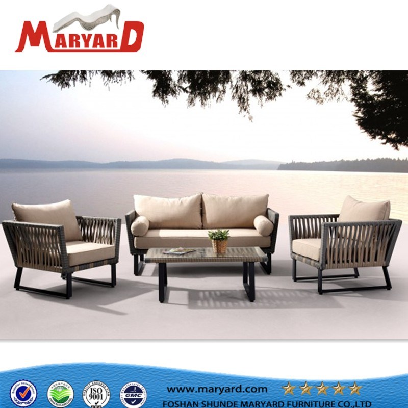 2018 New Arrival Luxury Rope Sofa Sets Rope Outdoor Garden Furniture