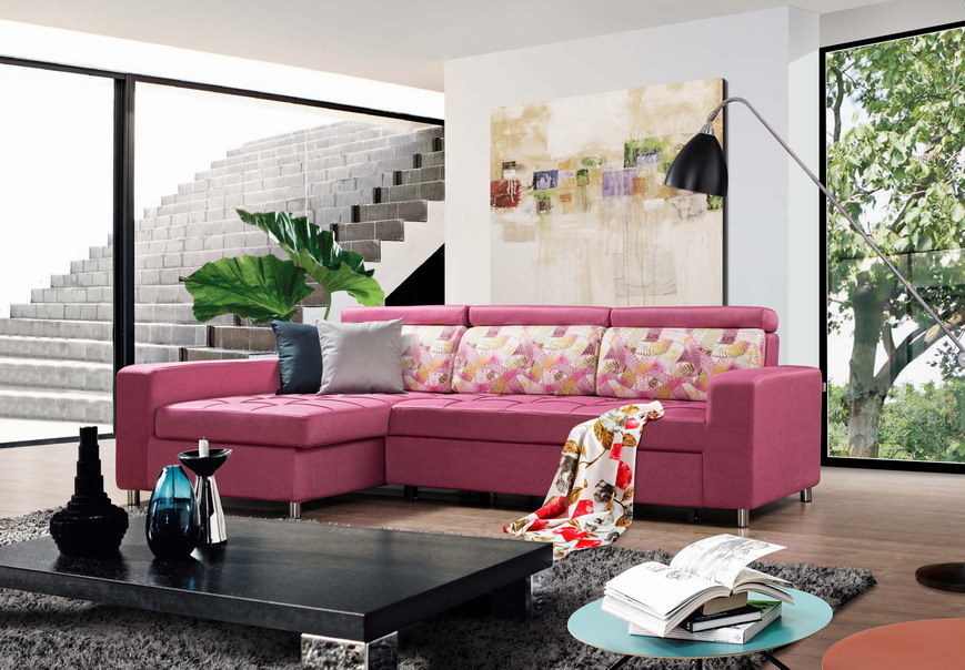 Living Room Furniture Chaise Lounge Combination Sofa Corner Sofa Bed