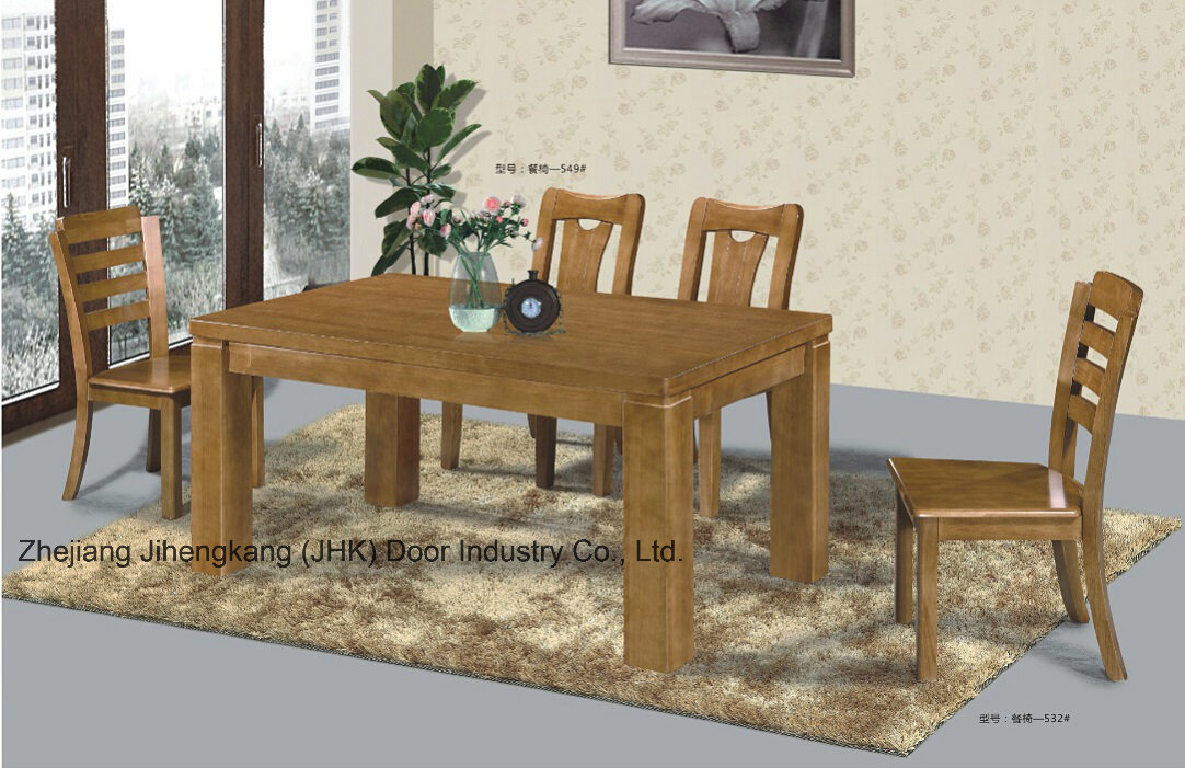 Retro Style Dining Room Table of Solid Wood
