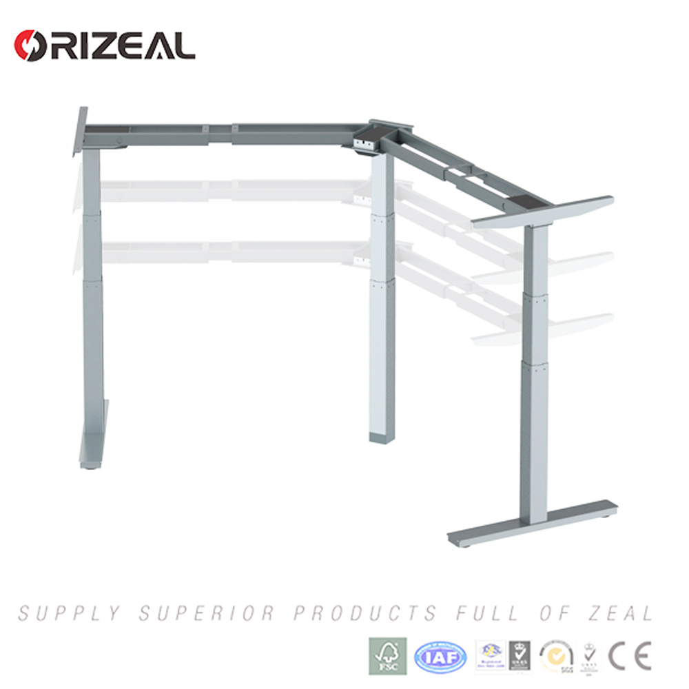 Orizeal Electric Height Adjustable Desk, Adjustable Office Desk, Adjustable Height Computer Desk (OZ-ODKS054Z-3)