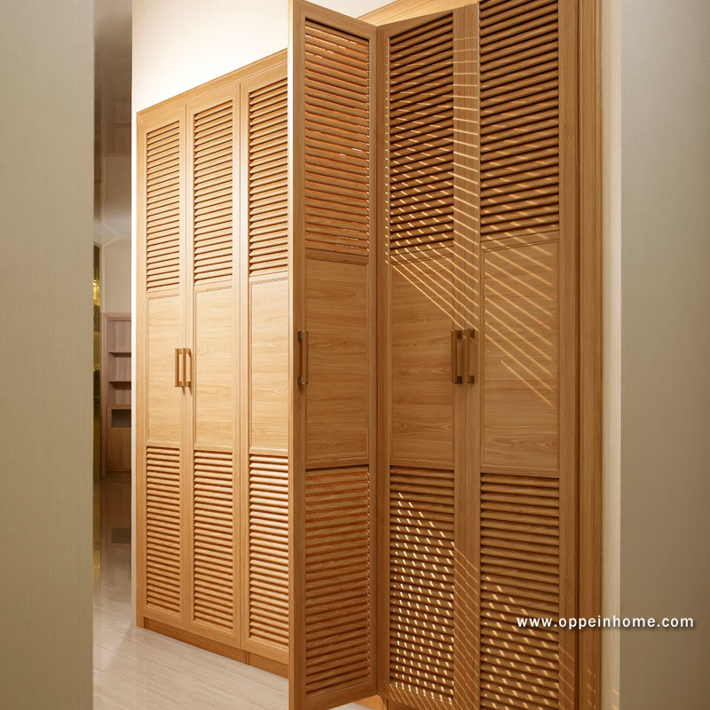 Oppein High Quality Wood Wardrobe with Swinging Doors (YG11241)