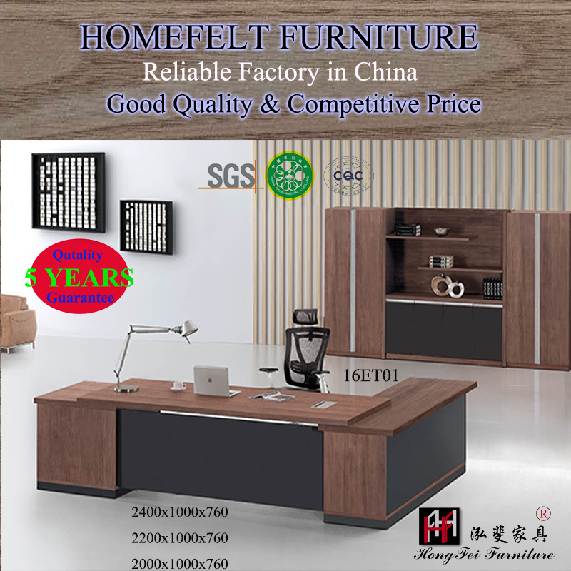 Modern Furniture 2.4m Wooden Executive Computer Desk Office Table