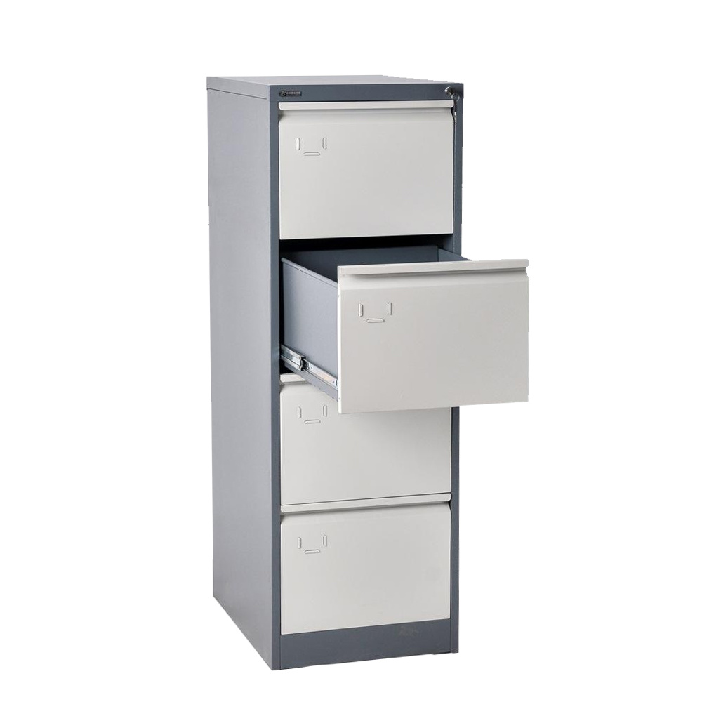 Office Furniture Filing Vertical 4 Drawer Cabinet with Lock Key