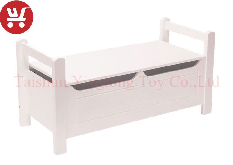 Children Bedroom Furniture Single Wood Doll House White Bed for Girls and Boys