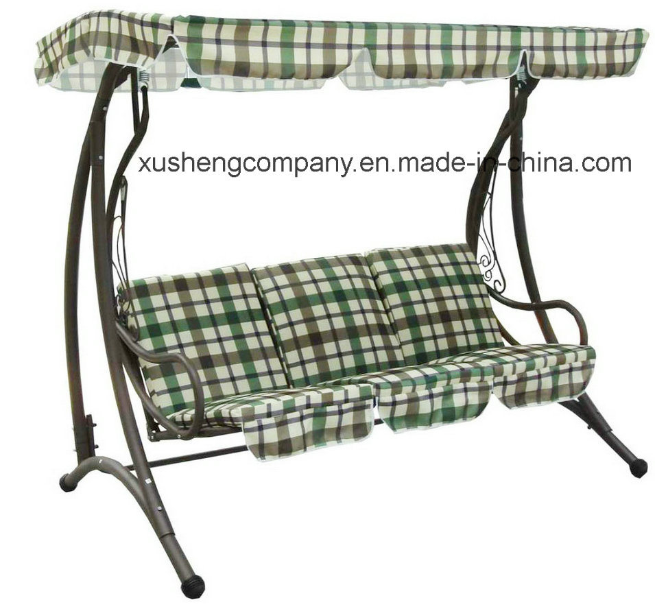 Pure and Fresh Style Leisure Outdoor Metal Swing Chair