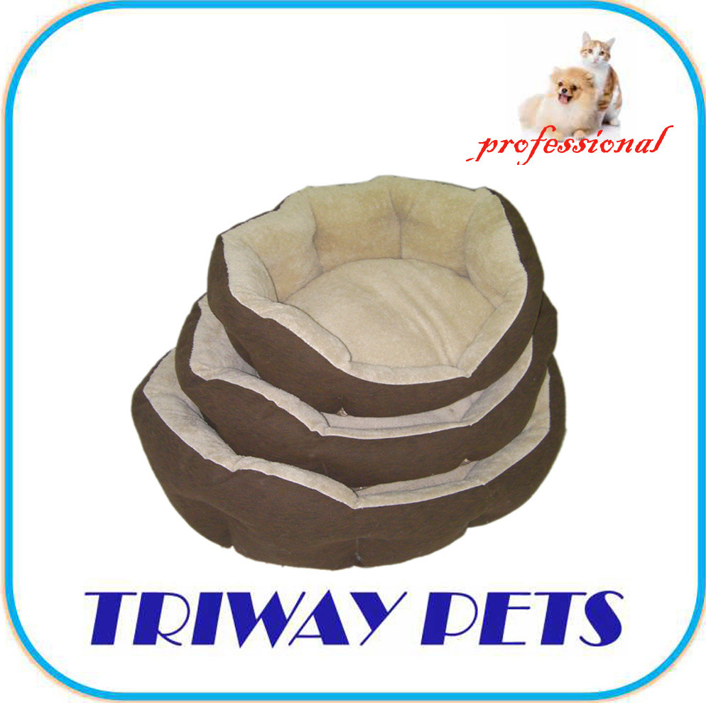Comfort Coral Velvet Lotus Shaped Pet Bed (WY1204037-2A/C)