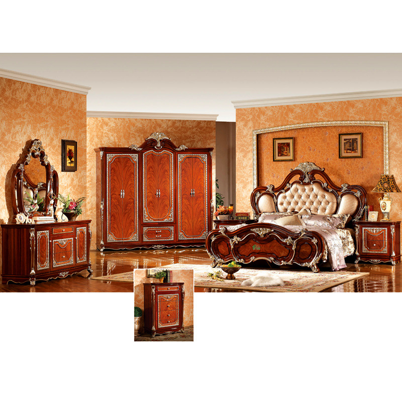 Bed for Classical Bedroom Furniture and Home Furniture (W815A)