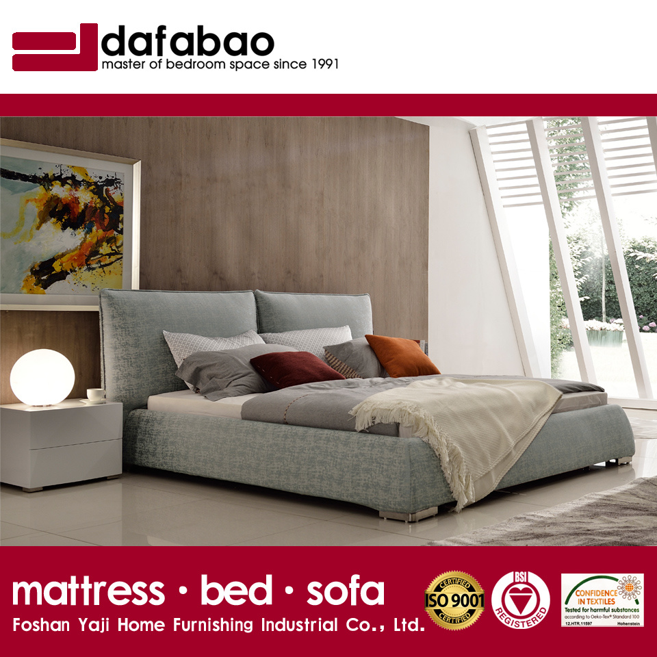 Eco-Friendly Home Furniture Modern Upholstered Soft Bed for Bedroom (G7001)